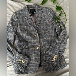 J.Crew plaid blazer